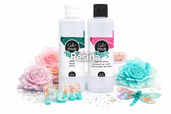 Materiales para resina como resina epóxica, resina UV, moldes e insumos para manualidades