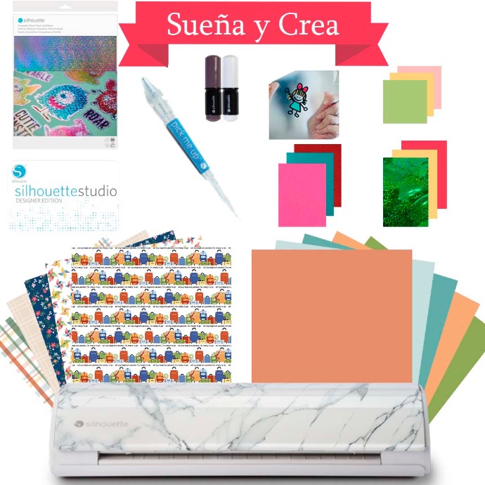 03 Silhouette Cameo 5 12in Mármol - Kit Sueña & Crea-