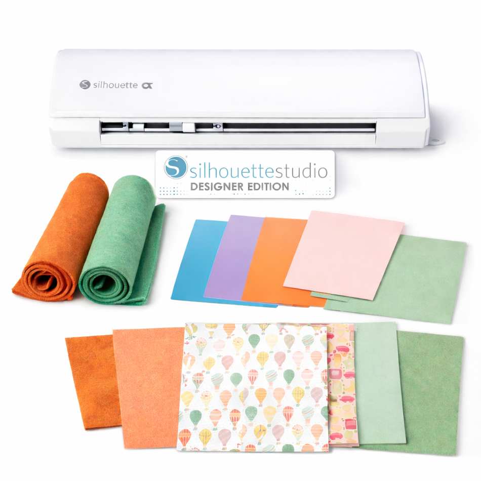 Kit Sueña y Crea con Silhouette Cameo Alpha blanca con materiales para scrapbooking en Costa Rica