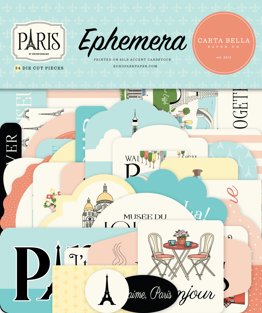 Paris - Echo Park - Efémeras