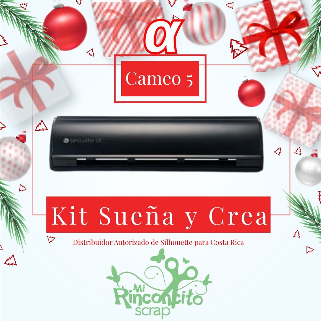 03 Silhouette Cameo 5 ALPHA 12in Negra - Kit Sueña & Crea -