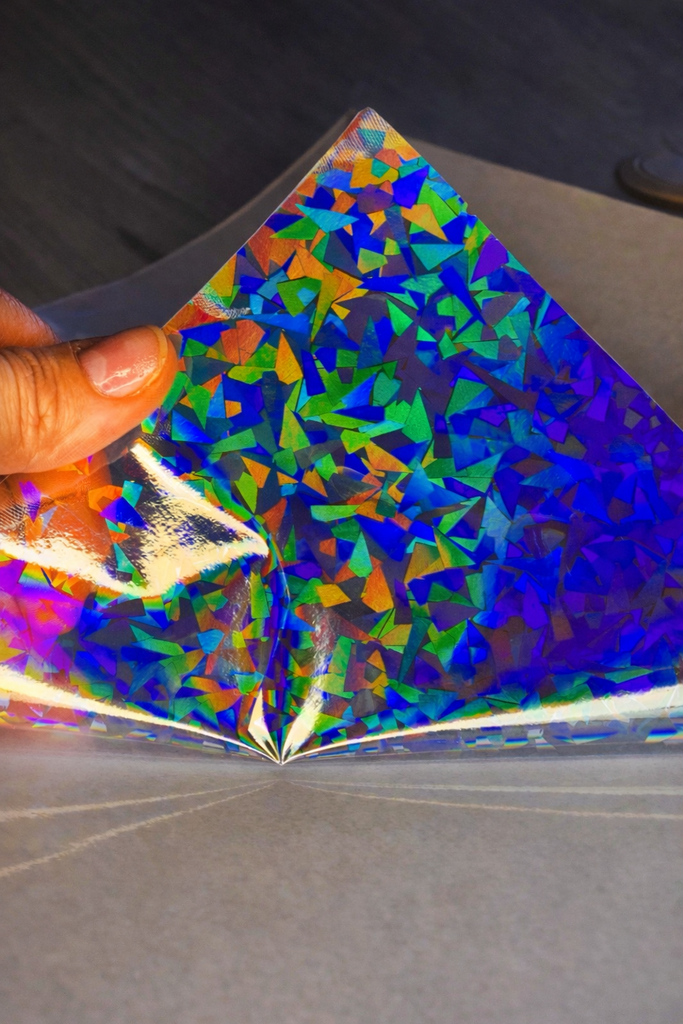 Laminante Adhesivo Holográfico Diamante