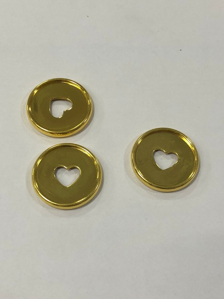 Disco Metalico Dorado 35mm