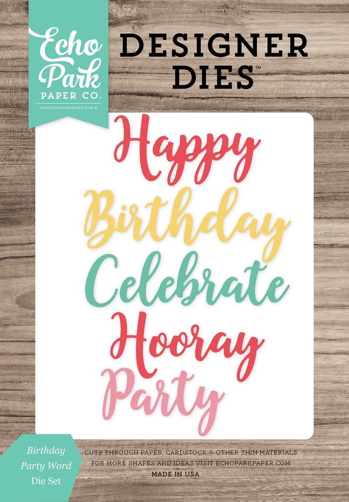 Troqueles - Birthday Party