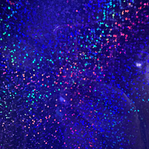 Thermoadhesivo Holográfico Azul Royal