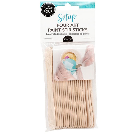 RSN Paletas de Madera para Mezclar