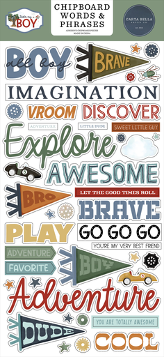 [CBB419022] That's My Boy - Echo Park - Chipboard Words & Phrases