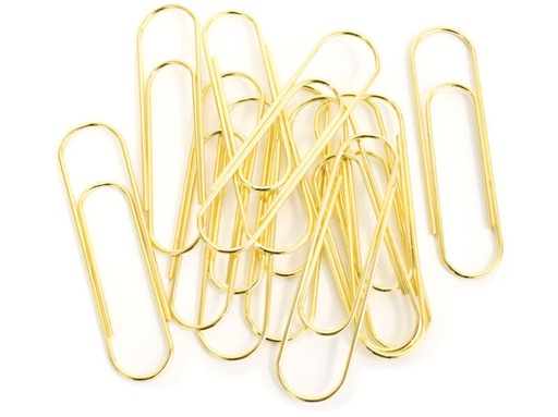 [CLP12GLD] Clip Dorado Jumbo