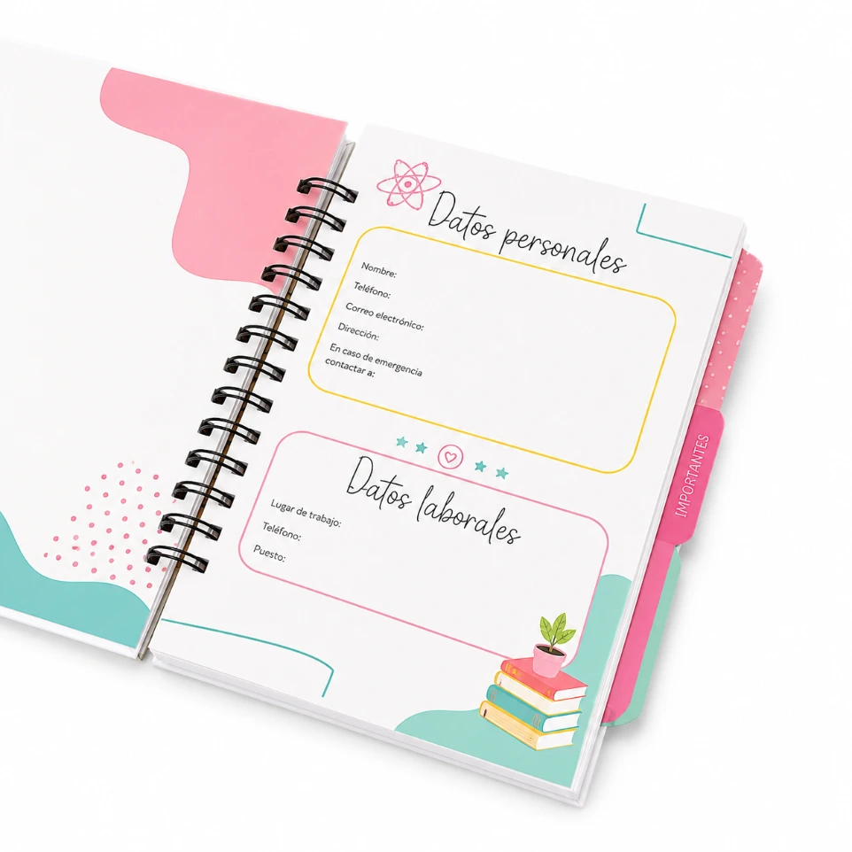 Ideas para Agendas con encuadernacion Cinch