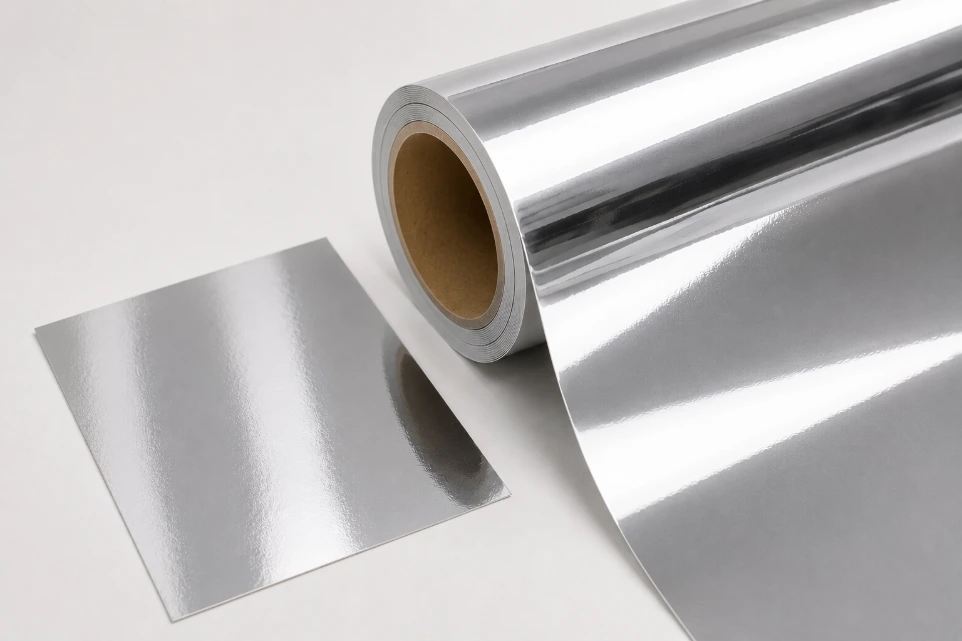 Vinil adhesivo permanente metalico