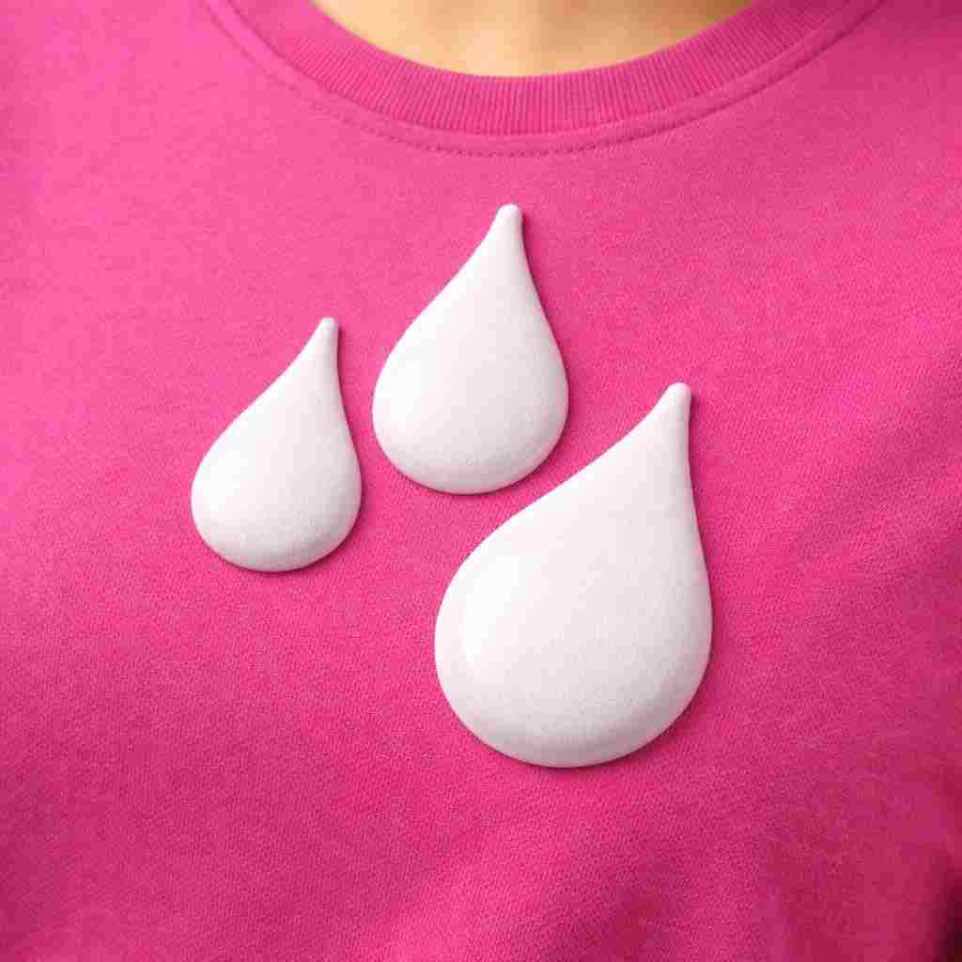 Vinil termoadhesivo HTV 3D con efecto relieve aplicado sobre camiseta rosada