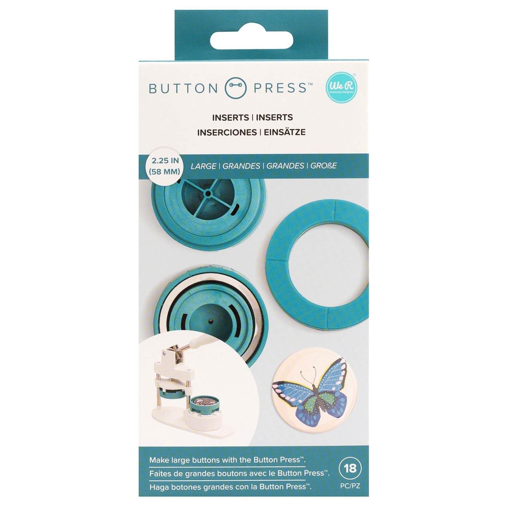 Button Press Inserto Grande 58mm