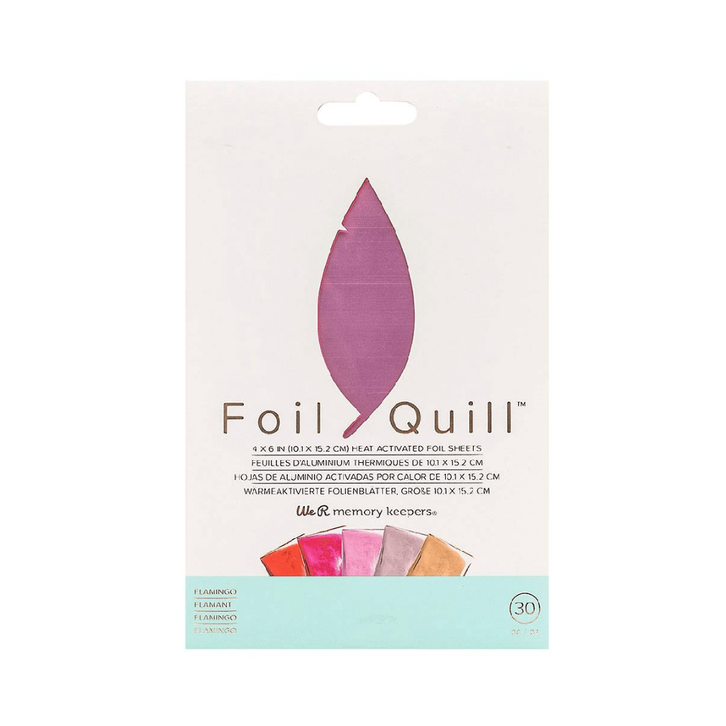 Foil Quill Láminas Flamingo 5in x 7in