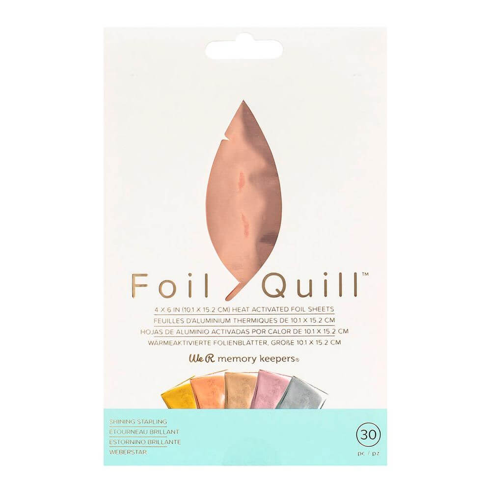 Foil Quill Láminas Estrellas Brillantes 5in x 7in