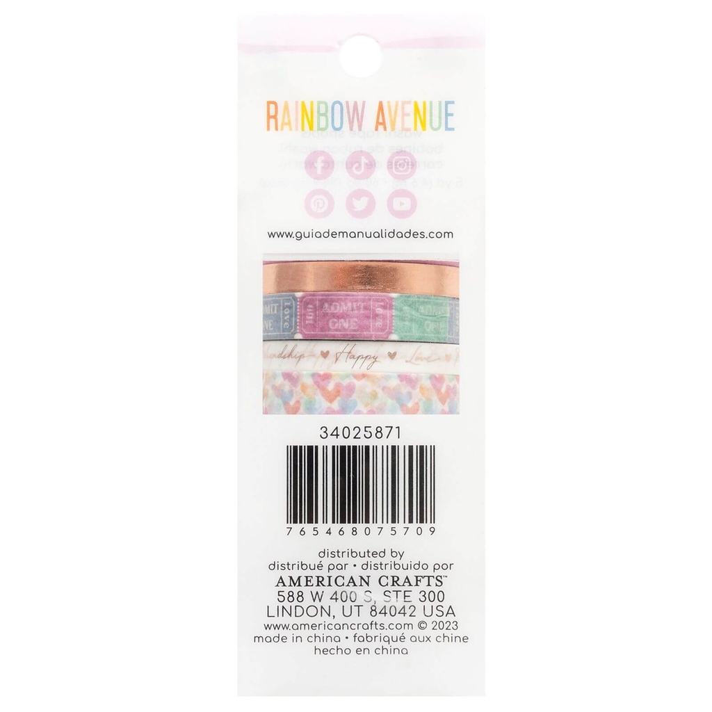 Avenue Rainbow - Washi Tape