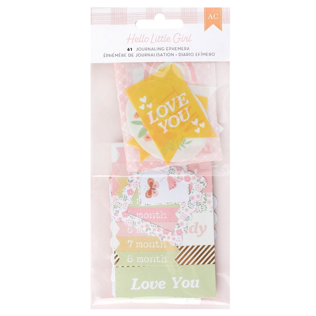 Hello Little Girl - Efémeras Journaling