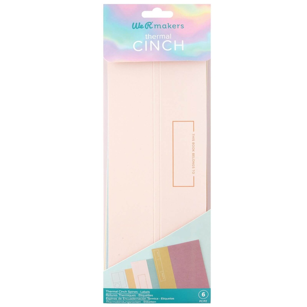 Thermal Cinch Lomos Etiqueta - Binding Spine 6 uni