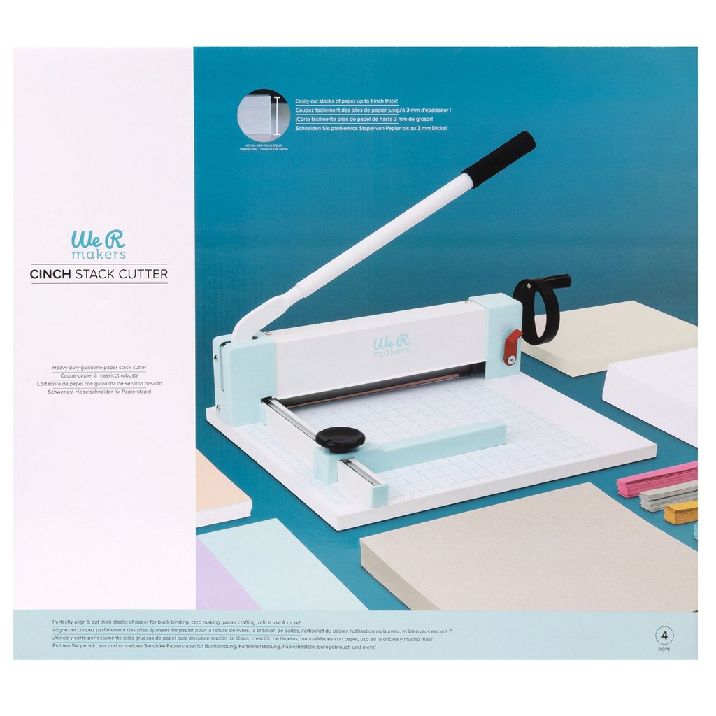 Cortadora de Papel con Guillotina WeR Makers