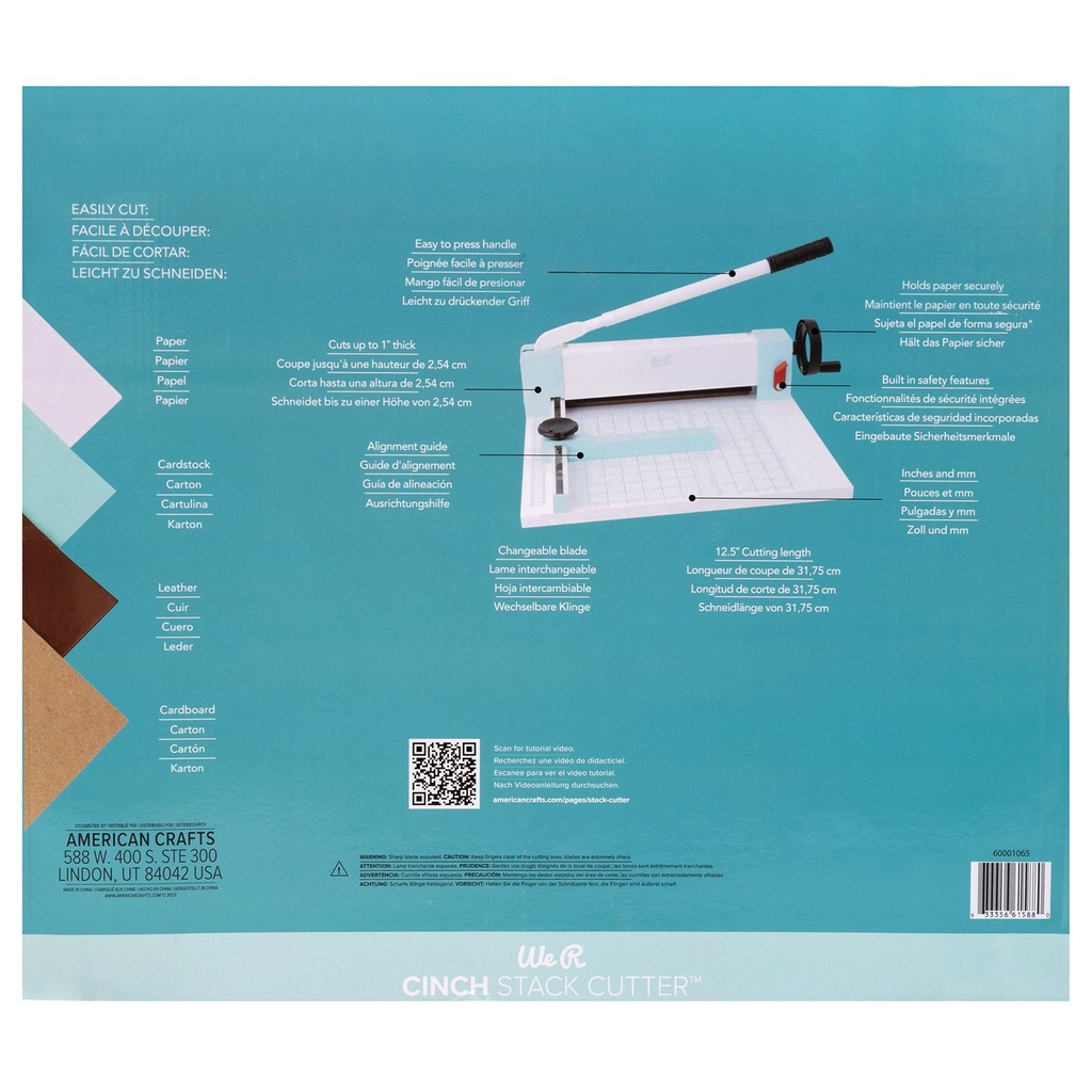 Cortadora de Papel con Guillotina WeR Makers