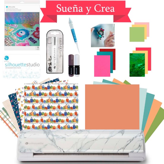 03 Silhouette Cameo 5 12in Mármol - Kit Sueña & Crea-