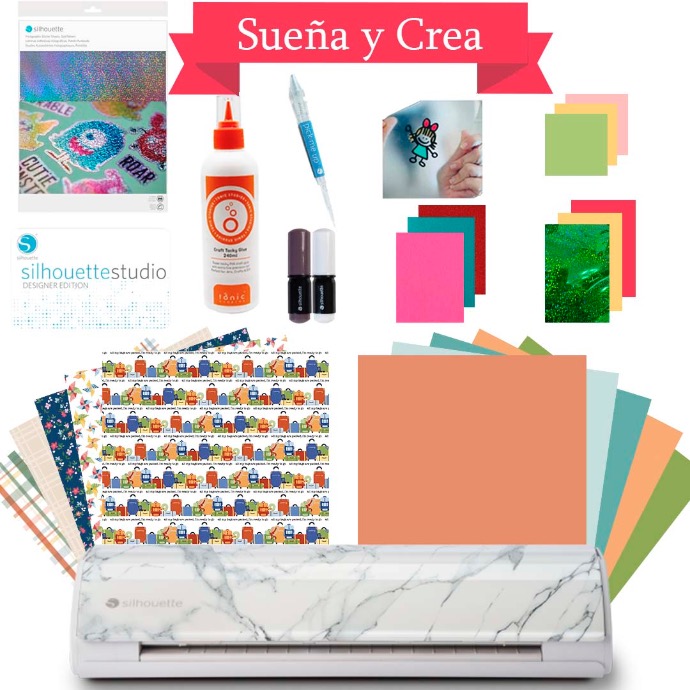 03 Silhouette Cameo 5 12in Mármol - Kit Sueña & Crea-