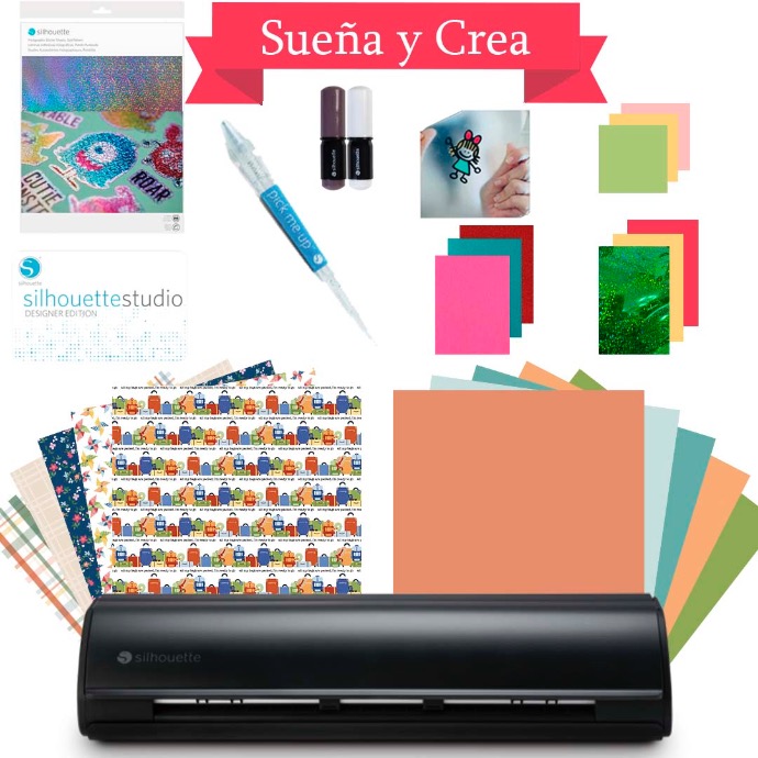 03 Silhouette Cameo 5 12in Negro mate - Kit Sueña & Crea -