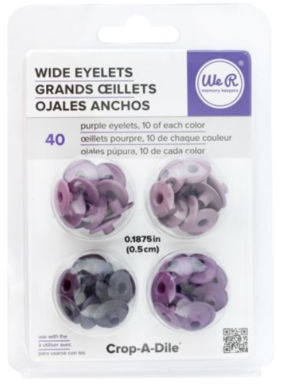 Crop A Dile Ojales Anchos Morados