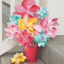 PINWHEEL PUNCH BOARD