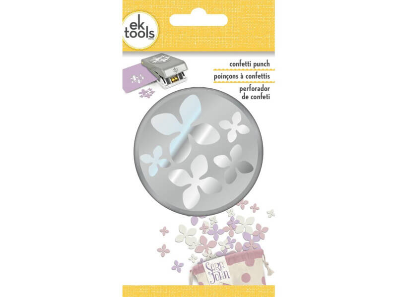 EK TOOLS PERFORADORA CONFETI HORTENSIA