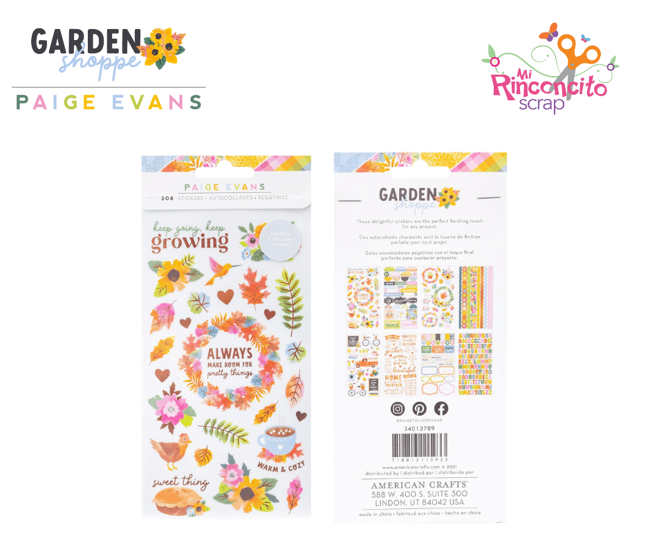GARDEN SHOPPE- Sticker Book