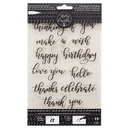 Set de Sellos Frases Cursiva - Traceable Bouncy Celebration