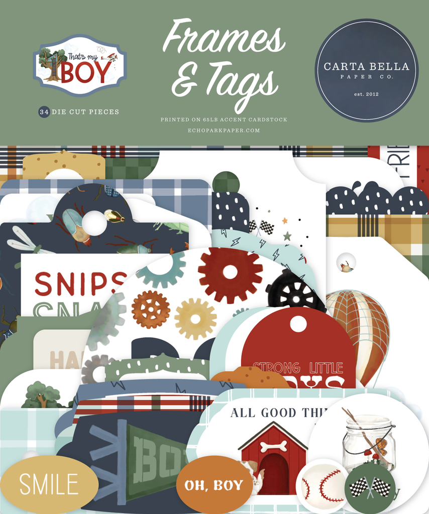That's My Boy - Echo Park - Efémeras Frames & Tags