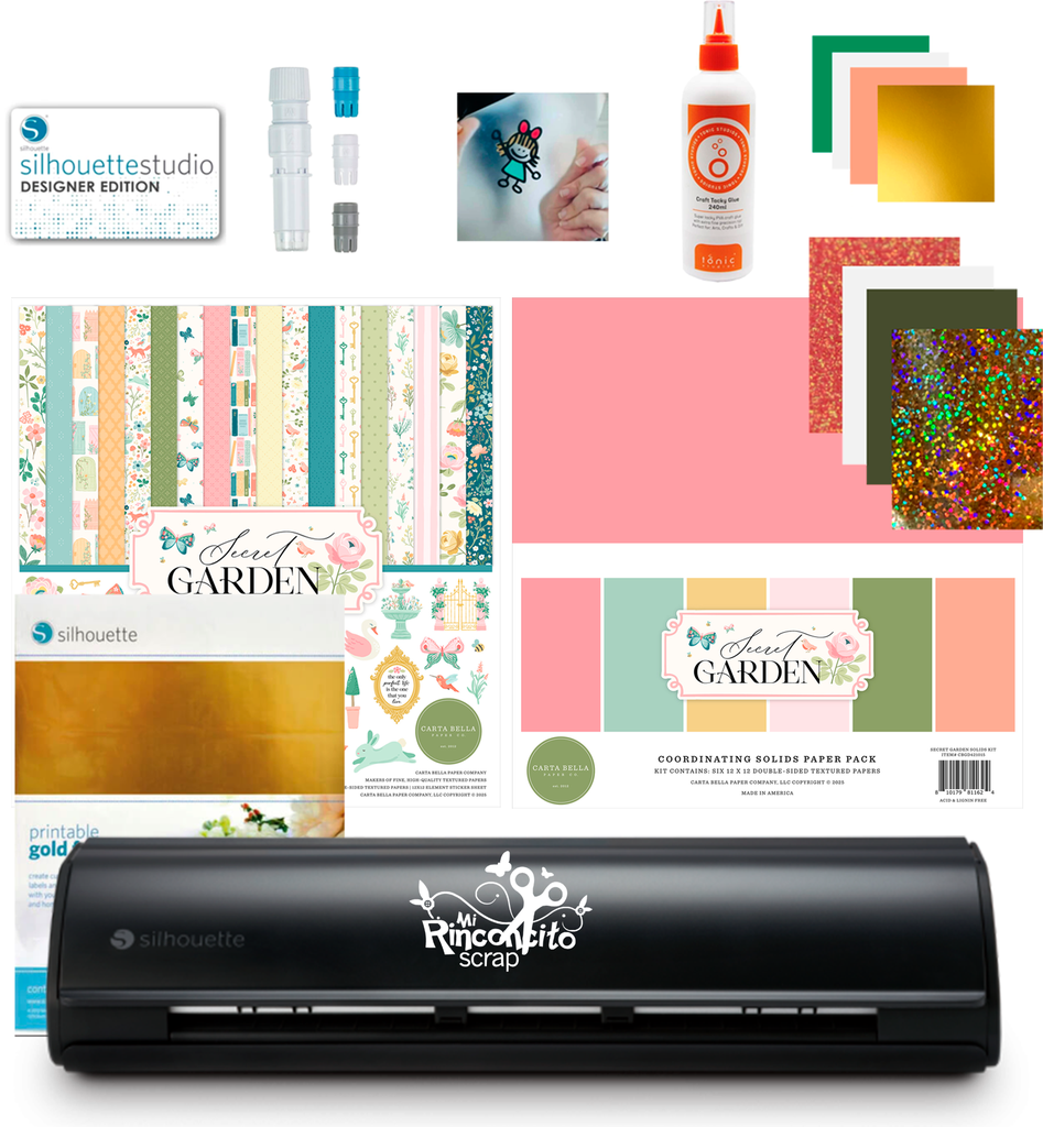 01 Silhouette Cameo 12in - Kit Primavera Creativa -
