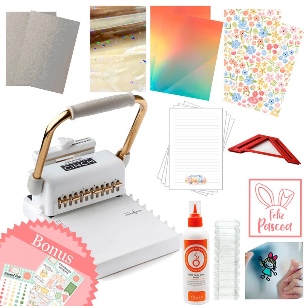 UNIVERSAL CINCH -PASCUA- Kit de Encuadernación Básica.