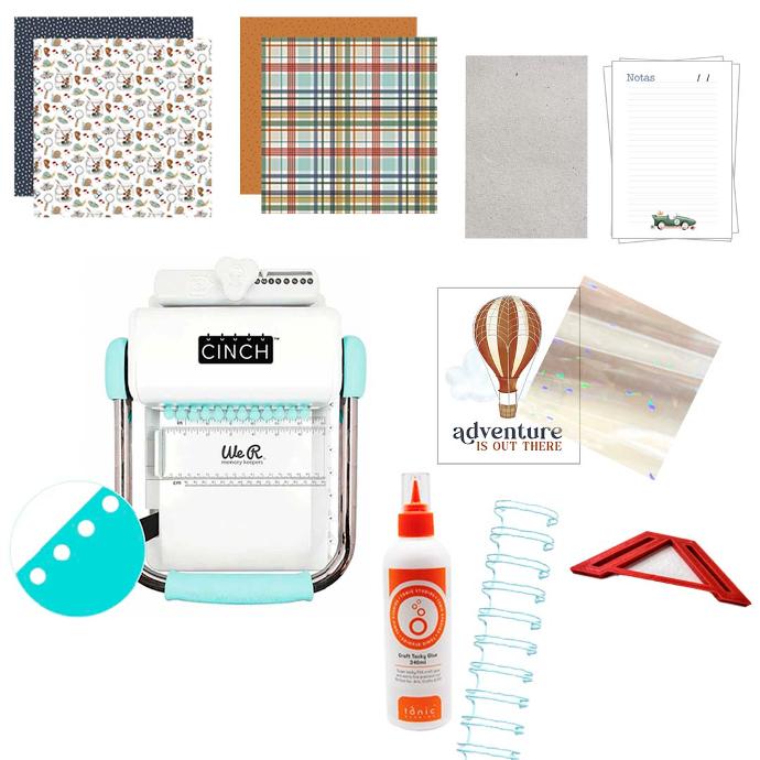 03 Encuadernadora Cinch Menta - Kit de Temporada -