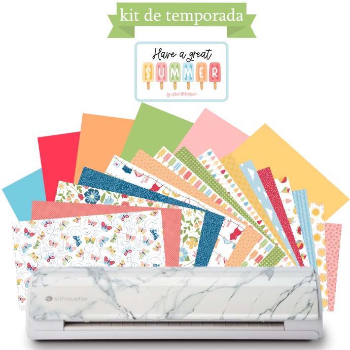 06 Silhouette Cameo 5 12in Mármol - Kit de Temporada - Llegó el verano!
