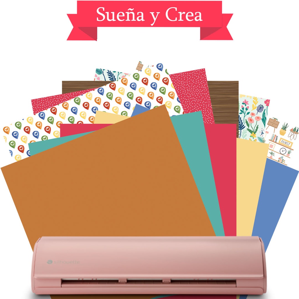 03 Silhouette Cameo 5 12in Rosa - Kit Sueña & Crea -