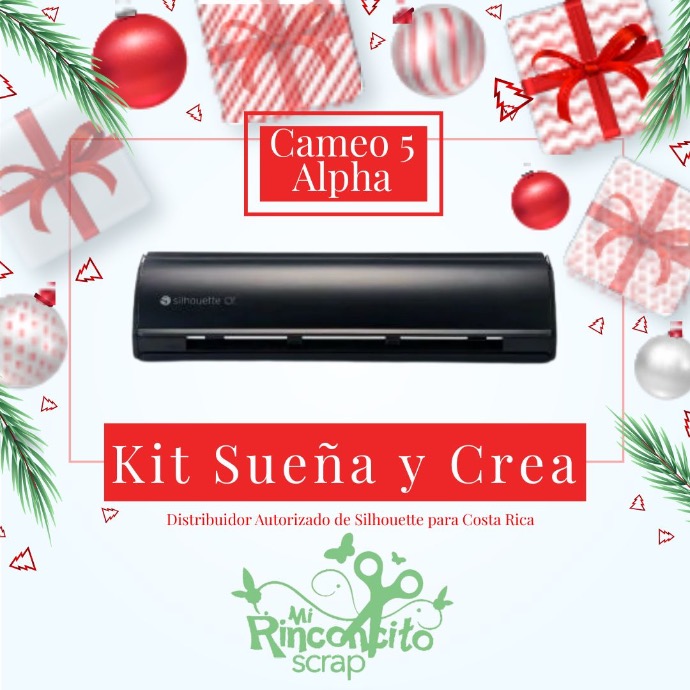 03 Silhouette Cameo 5 ALPHA 12in Negra - Kit Sueña & Crea -