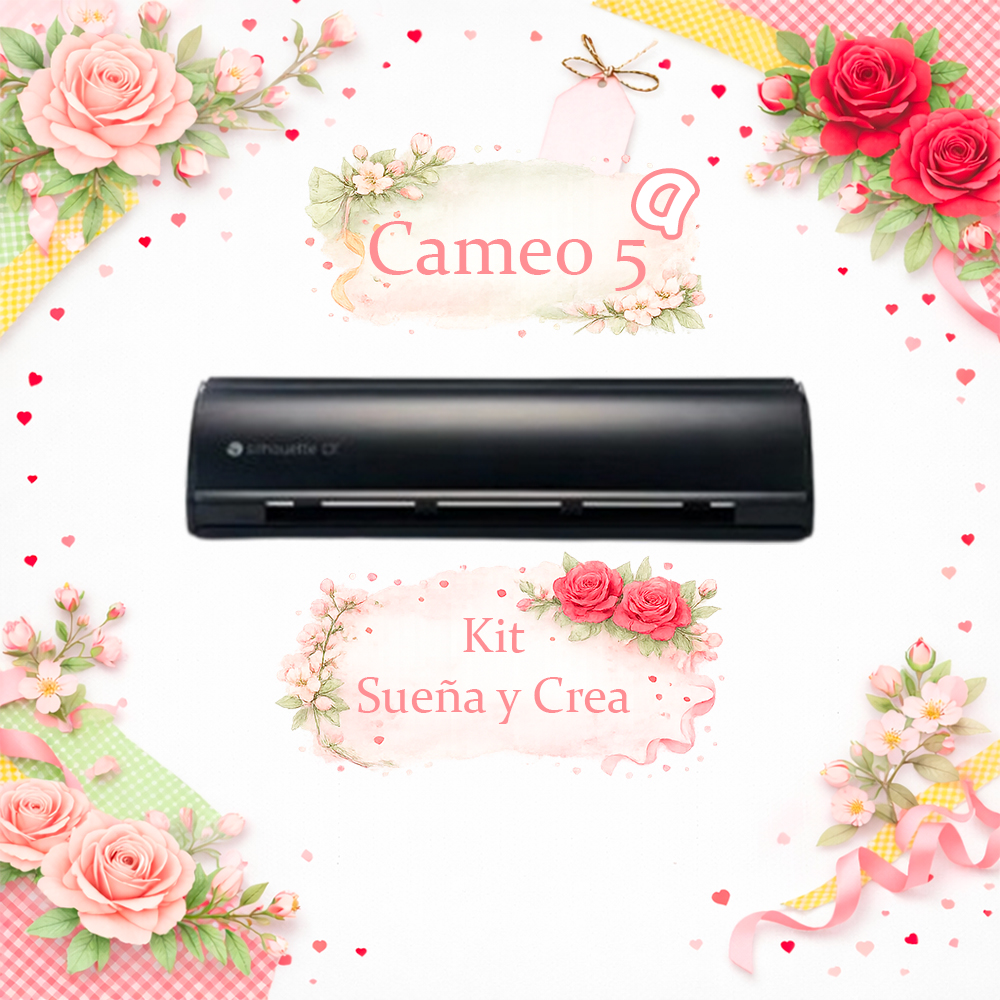 03 Silhouette Cameo 5 ALPHA 12in Negra - Kit Sueña & Crea -