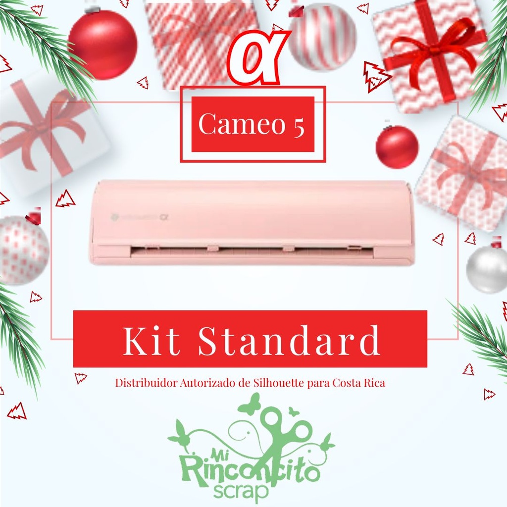 02 Silhouette Cameo 5 ALPHA - 12in - Kit Standard Rosa