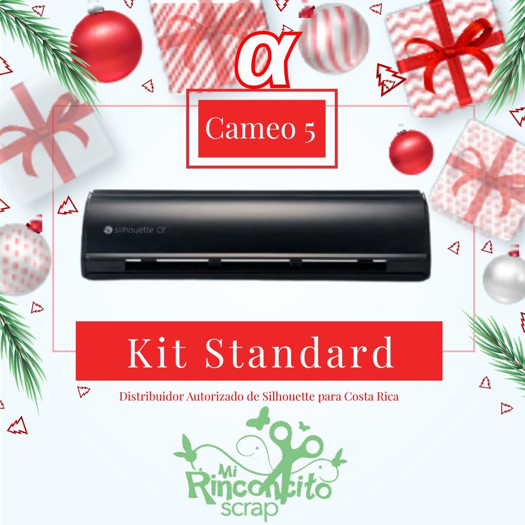 02 Silhouette Cameo 5 ALPHA - 12in - Kit Standard Negra