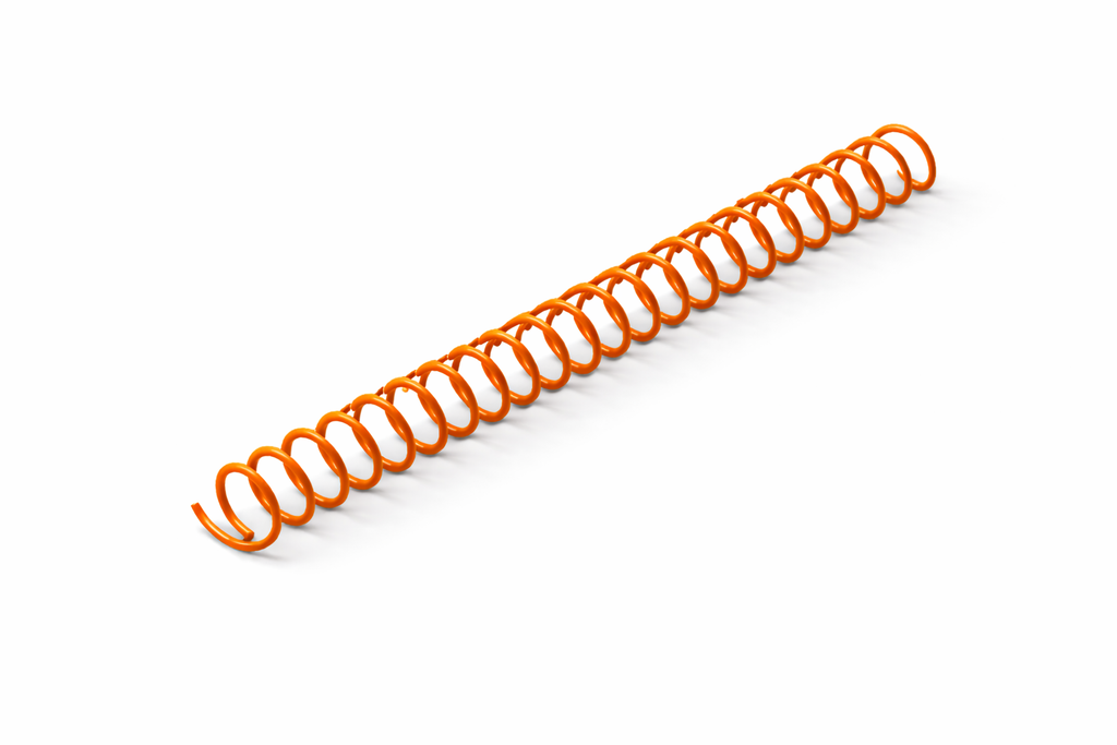Resorte Espiral Naranja 2:1 0.50 (1/2) in