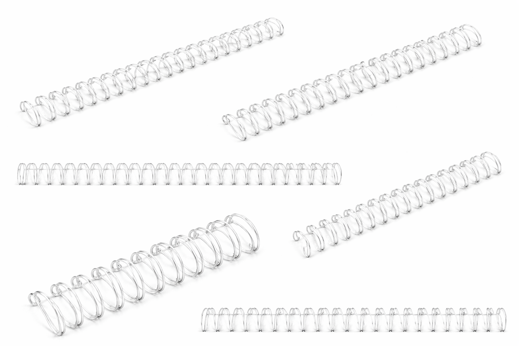 Resortes Anillos Plateados