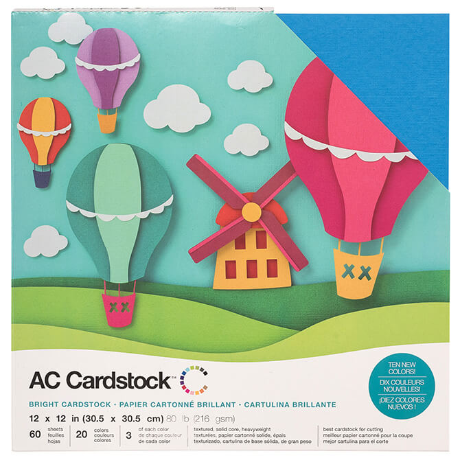 [376990] Block de Cartulina AC Cardstock Brillantes