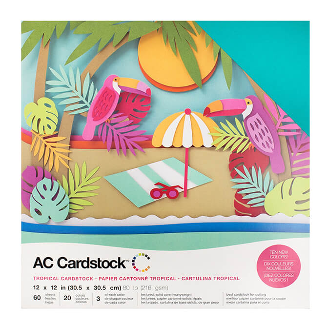 [376991] Block de Cartulina AC Cardstock Tropical