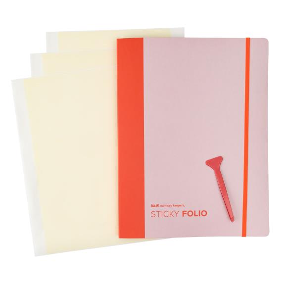 [60000987] Folios Adhesivos Rosa - Sticky Folio 8.5"X11"
