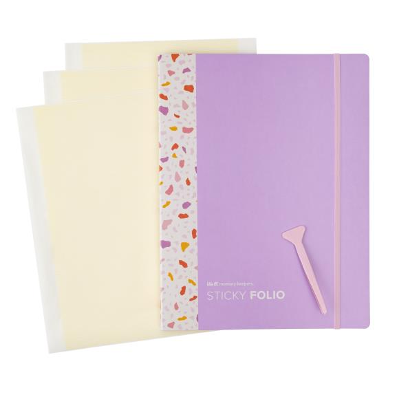 [60000956] Folios Adhesivos Lila - Sticky Folio 8.5"X11"