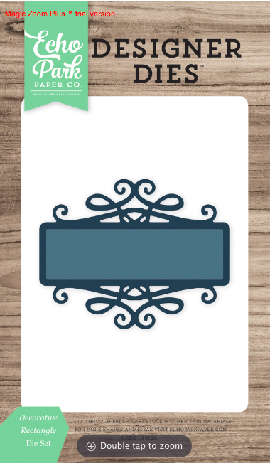 [EPPDIE874] Troqueles - Rectángulo Decorativo