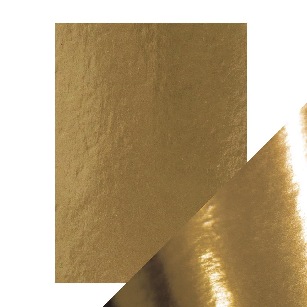 [418192] Craft Perfect Cartulina Espejo Oro Oscuro 8,5 x 11 in.