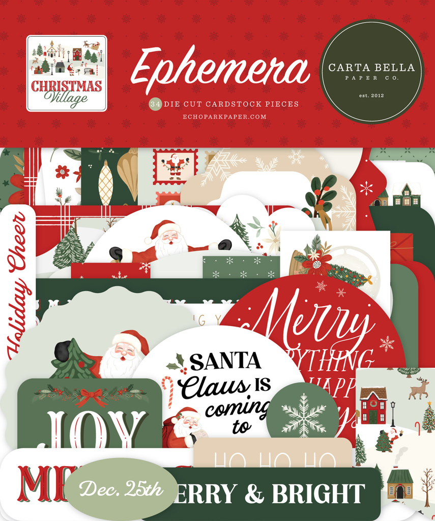 [CBCV458024] Christmas Village - Echo Park - Efémera